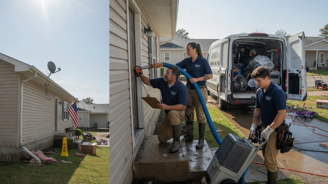 Ceiling Water Damage Restoration in Tow, TX near me